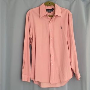 Ralph Lauren pink corduroy button down